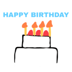 [LINEスタンプ] ゆうな先輩、誕生日おめでとうございます。