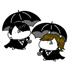 [LINEスタンプ] 雨や雨×うさぎ帝国