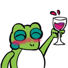 [LINEスタンプ] カエル君とウサギさん