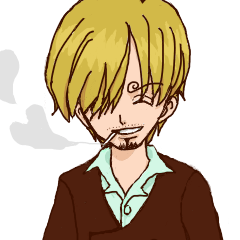 [LINEスタンプ] ONE PIECE サンジ 愛のスタンプ