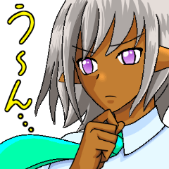 [LINEスタンプ] 褐色ヒロイン増えろ！の画像（メイン）