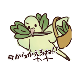 [LINEスタンプ] ぼくの考えたさいきょうのインコスタンプ