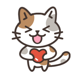 [LINEスタンプ] かわいい_猫