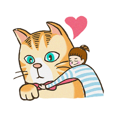 [LINEスタンプ] 2匹の猫と暮らす