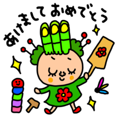 [LINEスタンプ] riekimのお正月クリスマス行事（再販）