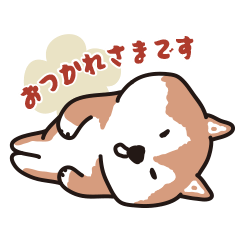 [LINEスタンプ] 犬のワンザブロウ まったりスタンプ