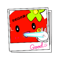 [LINEスタンプ] ギリギリアウトっぽいトマトちゃんスタンプ