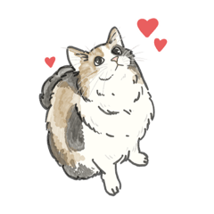 [LINEスタンプ] 猫のビビとパッチ