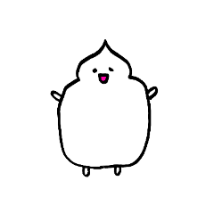 [LINEスタンプ] 毎日使える、しろいの
