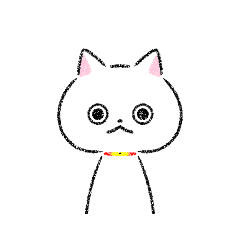 [LINEスタンプ] 白ねこ(ΦωΦ)