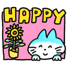 [LINEスタンプ] こくごねこ