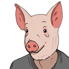 [LINEスタンプ] 豚ブタの日常会話