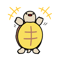 [LINEスタンプ] りくがめのリクさん