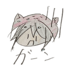 [LINEスタンプ] 猫耳タオルのずぶ濡れ君