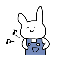 [LINEスタンプ] 手を抜くうさぎ2