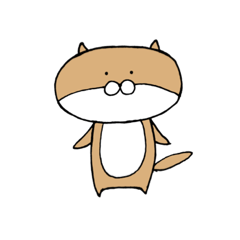 [LINEスタンプ] カワウソのかわきち